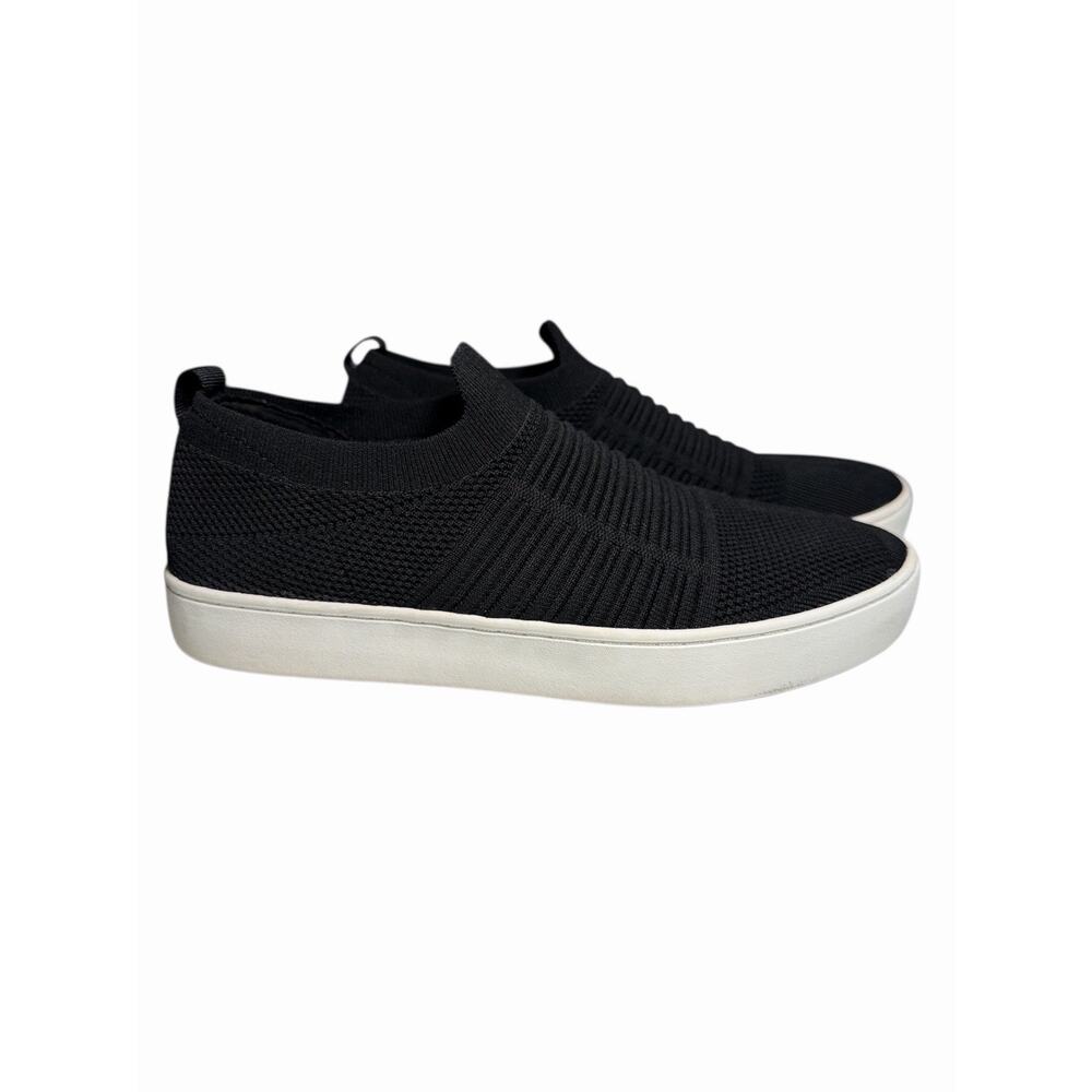 Dunes Shoes Womens Size 11 Casper Knit Sneakers Slip On Comfort Casual Black